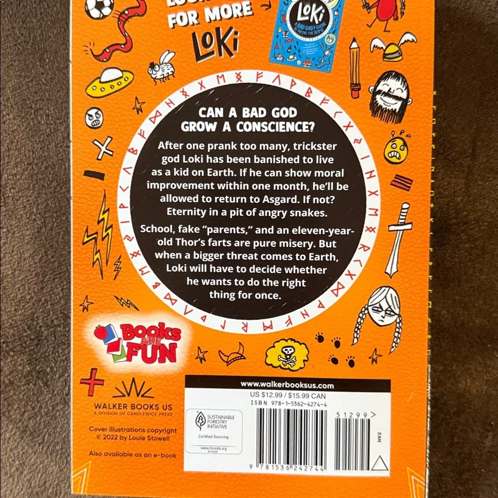 🧡 15 items for $20🧡Loki: A Bad God's Guide to Being Good Book - Picture 3 of 4